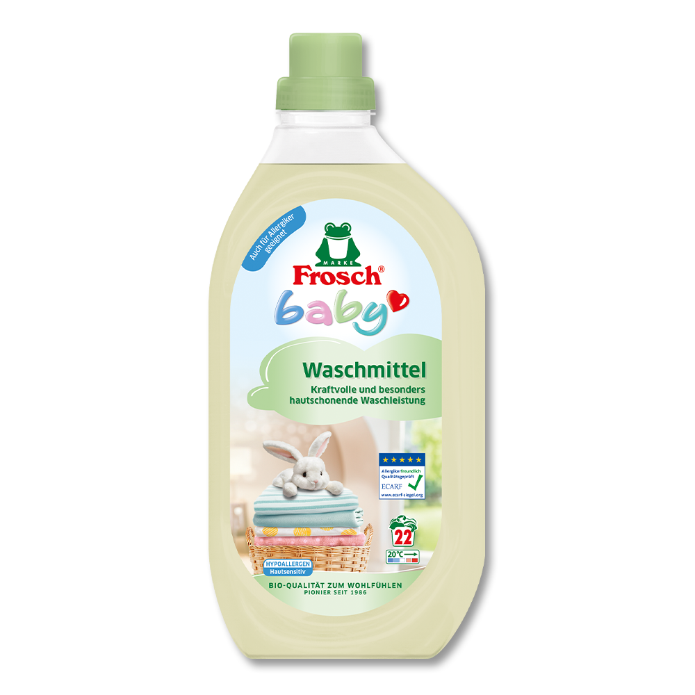 Frosch Baby Waschmittel - Auch für Allergiker geeignet