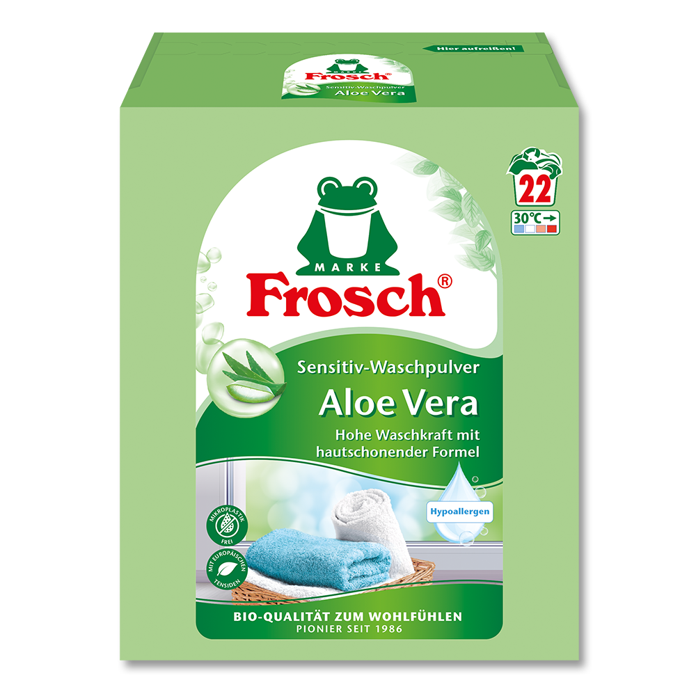 Frosch Aloe Vera Sensitiv-Waschpulver