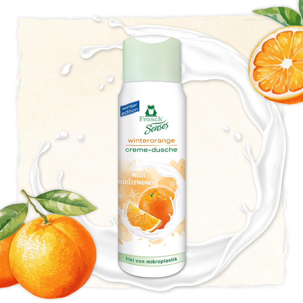 Frosch Winterorange Cremedusche