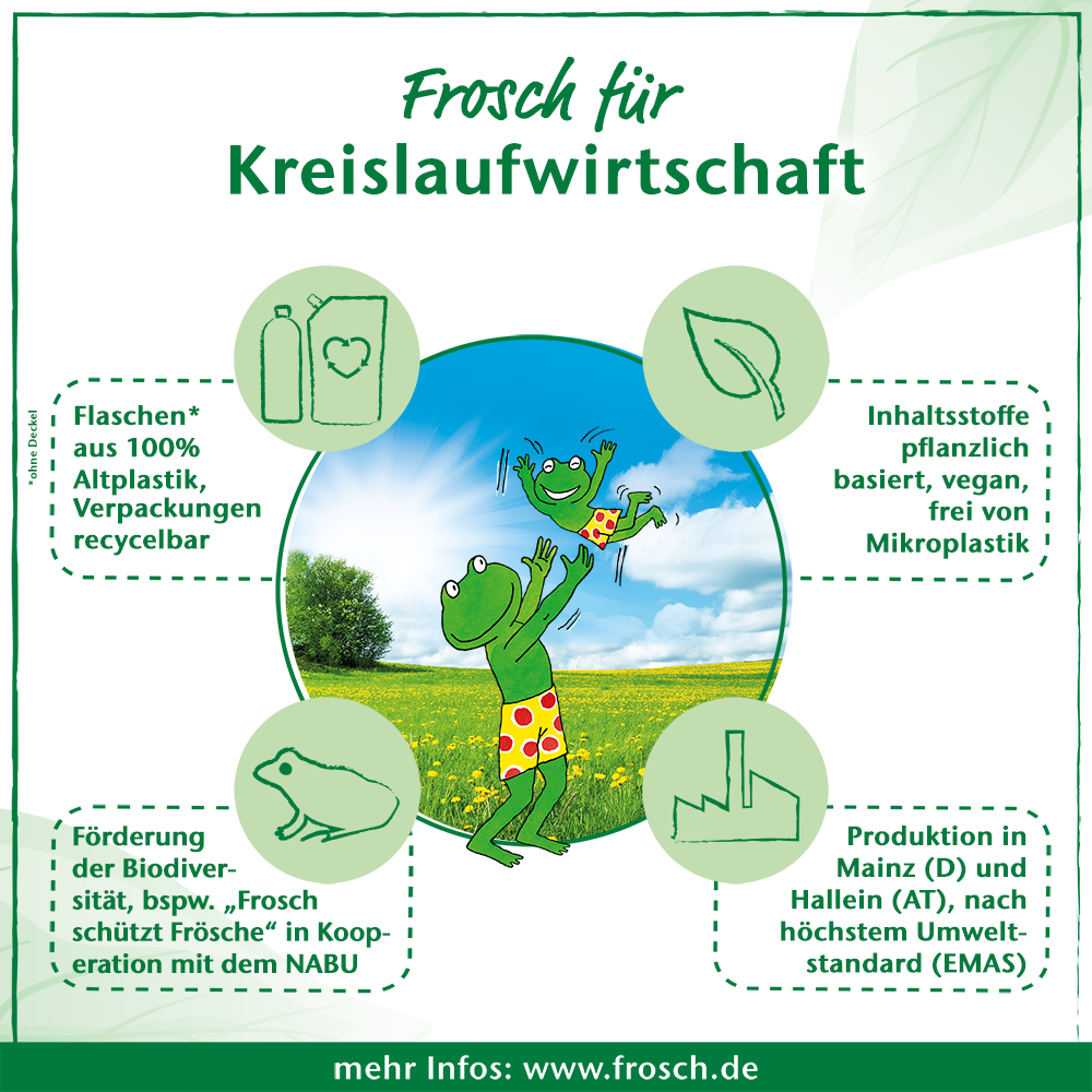 Frosch Spiritus Glas-Reiniger Nachfüllbeutel