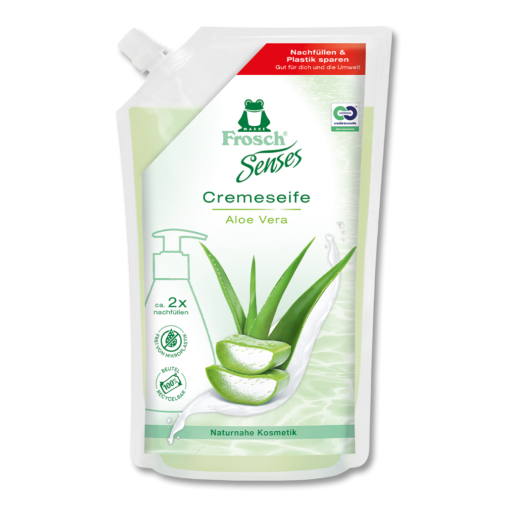Frosch Aloe Vera Cremeseife Nachfüllbeutel