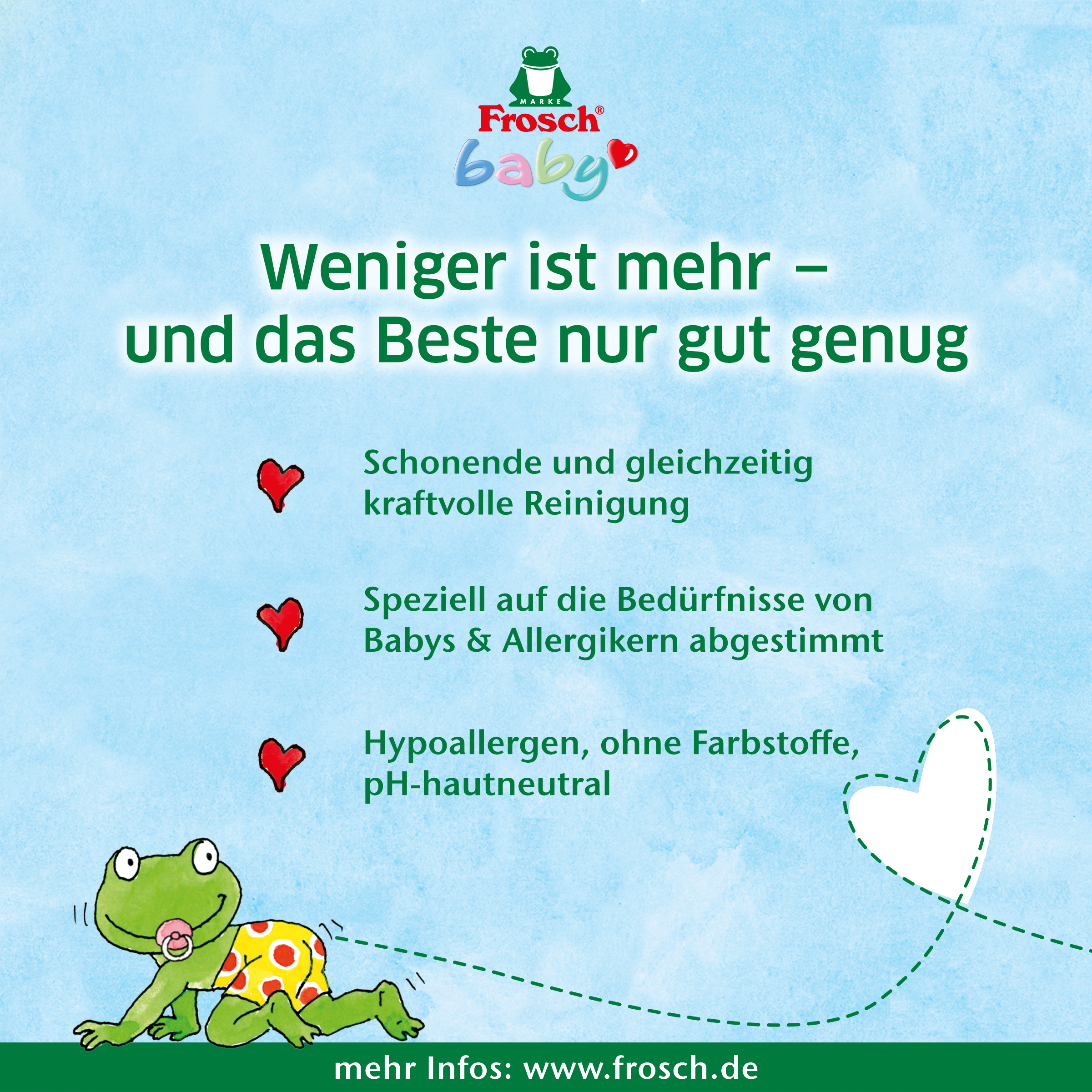 Frosch Baby Wäsche-Weich - Auch für Allergiker geeignet
